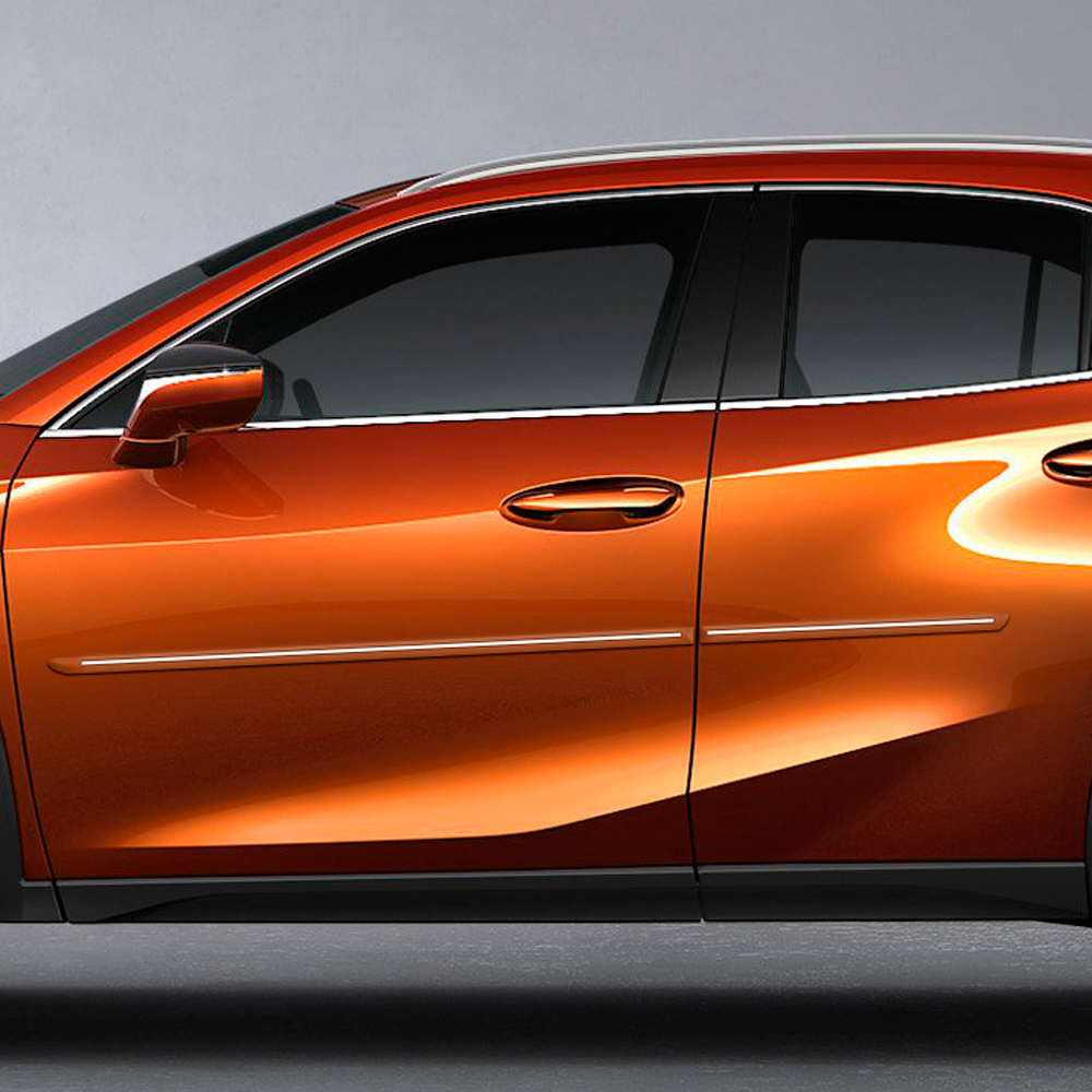 Lexus UX ChromeLine Painted Body Side Molding 2019 2024